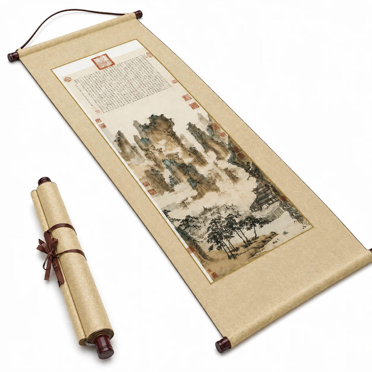 卷轴画产品细节 2